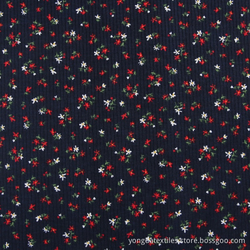 Floral SGS Oeko-Tex Standard Dress Material Fabric Women's